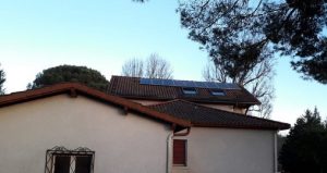 installation panneau solaire et batteries de stockage pour un client du département 57